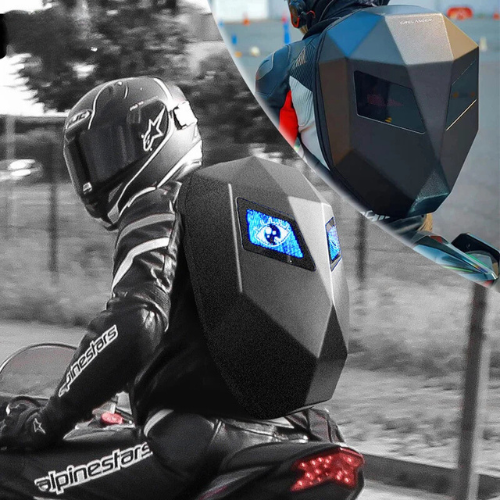 Nightvision LED Motorcycle Backpack